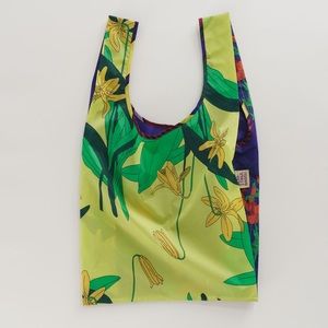 RARE BAGGU Deadstock Garden Bed standard reusable nylon tote bag - Earth Day